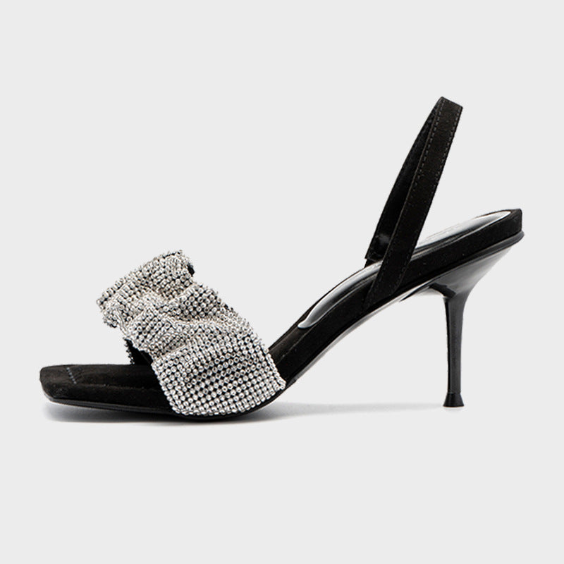 Rhinestone Stiletto High Heels