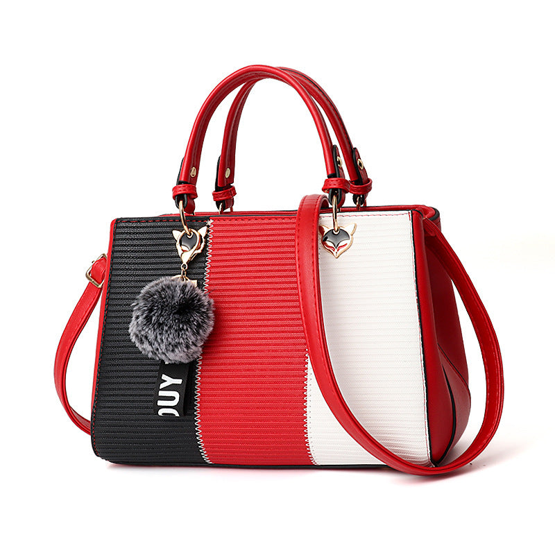 Patchwork Hairball Tote Bag