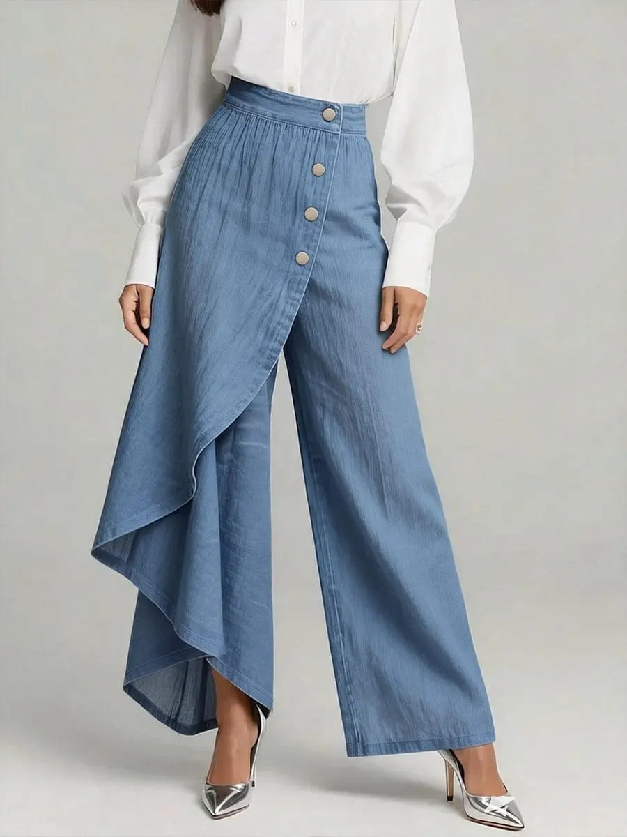 Unique Straight-leg Pants
