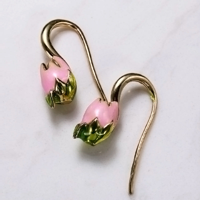 French Vintage Tulip Earrings