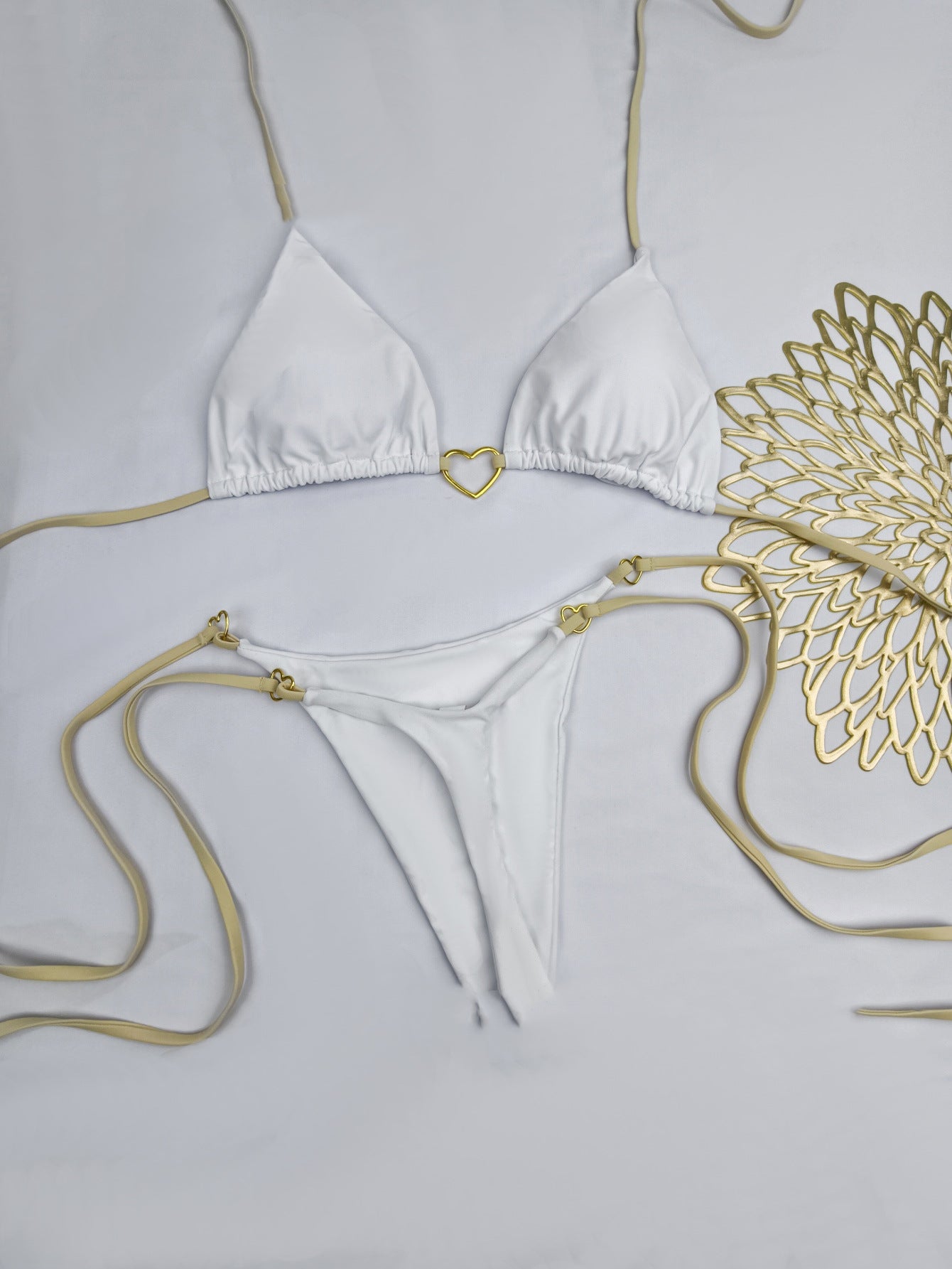 Lace-Up Bikini Swimsuit