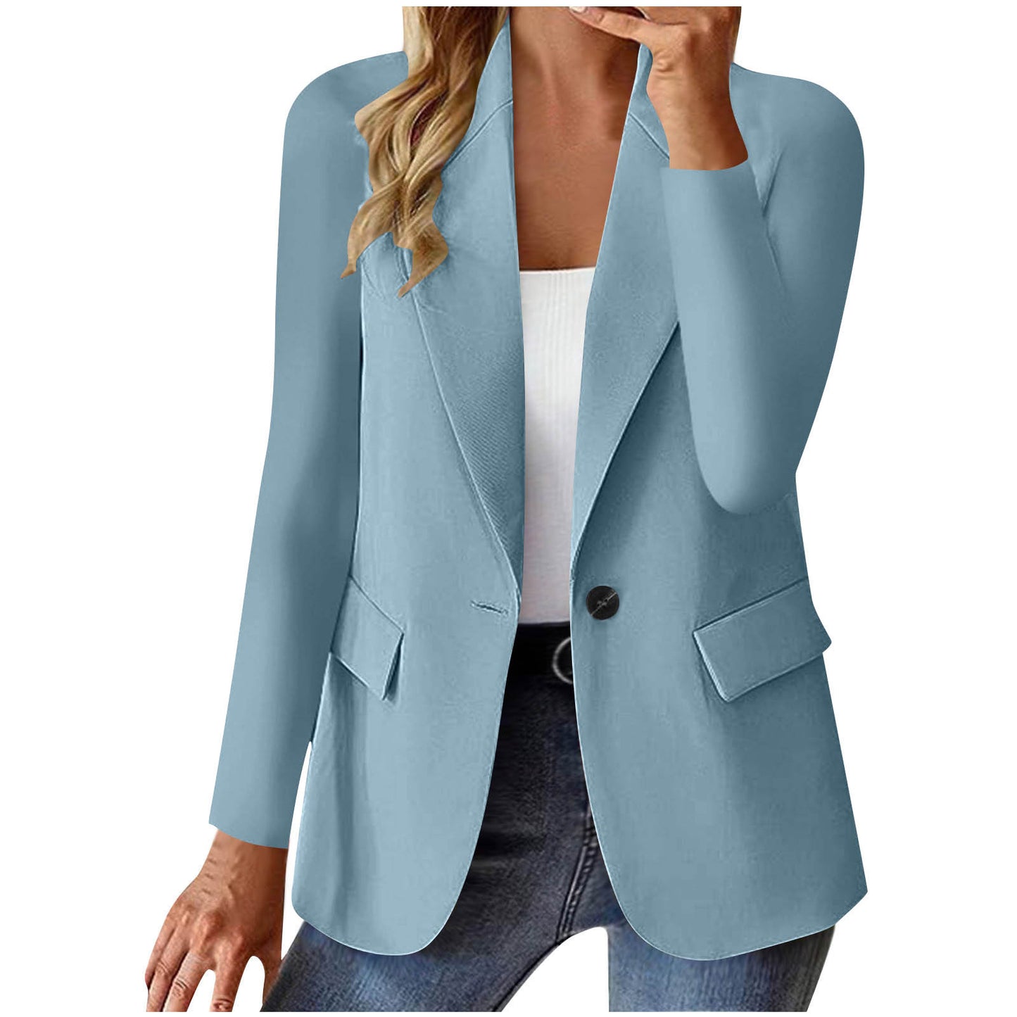 Ins Lapel Button Jacket Fashion Commuter Casual Suit