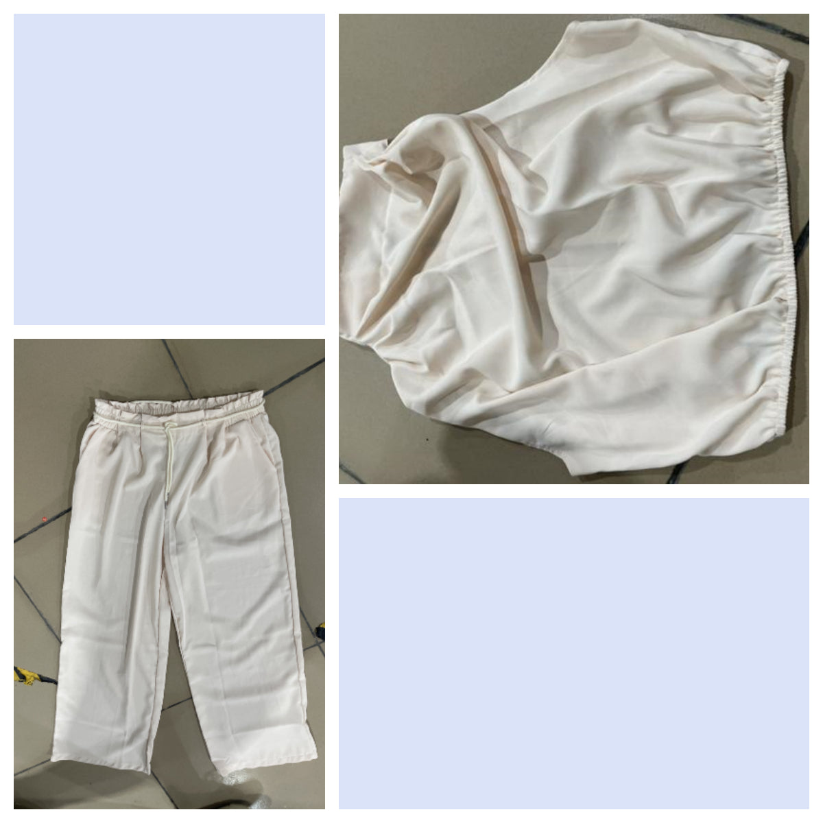 Sleeveless Midriff Top Set
