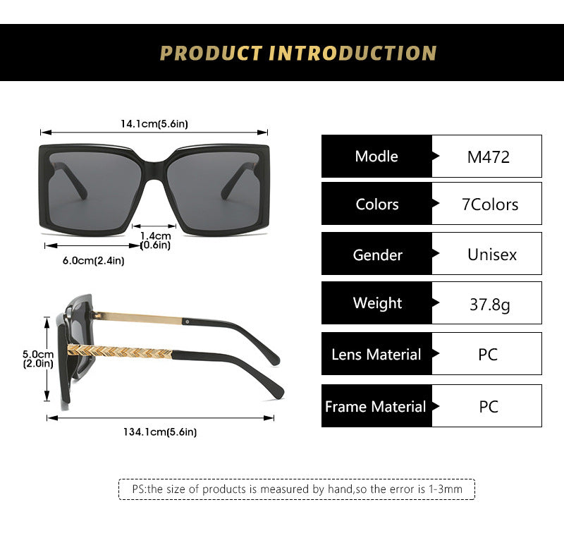 Light Luxury Catwalk Sunglasses