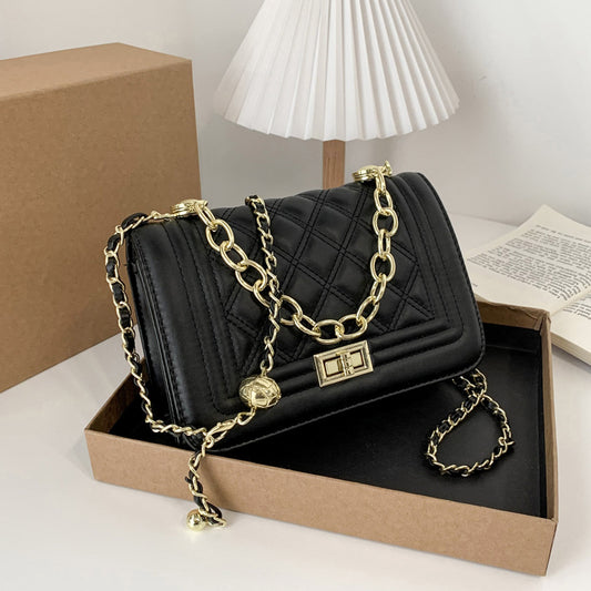 Korean Women Bag Western Style Chain