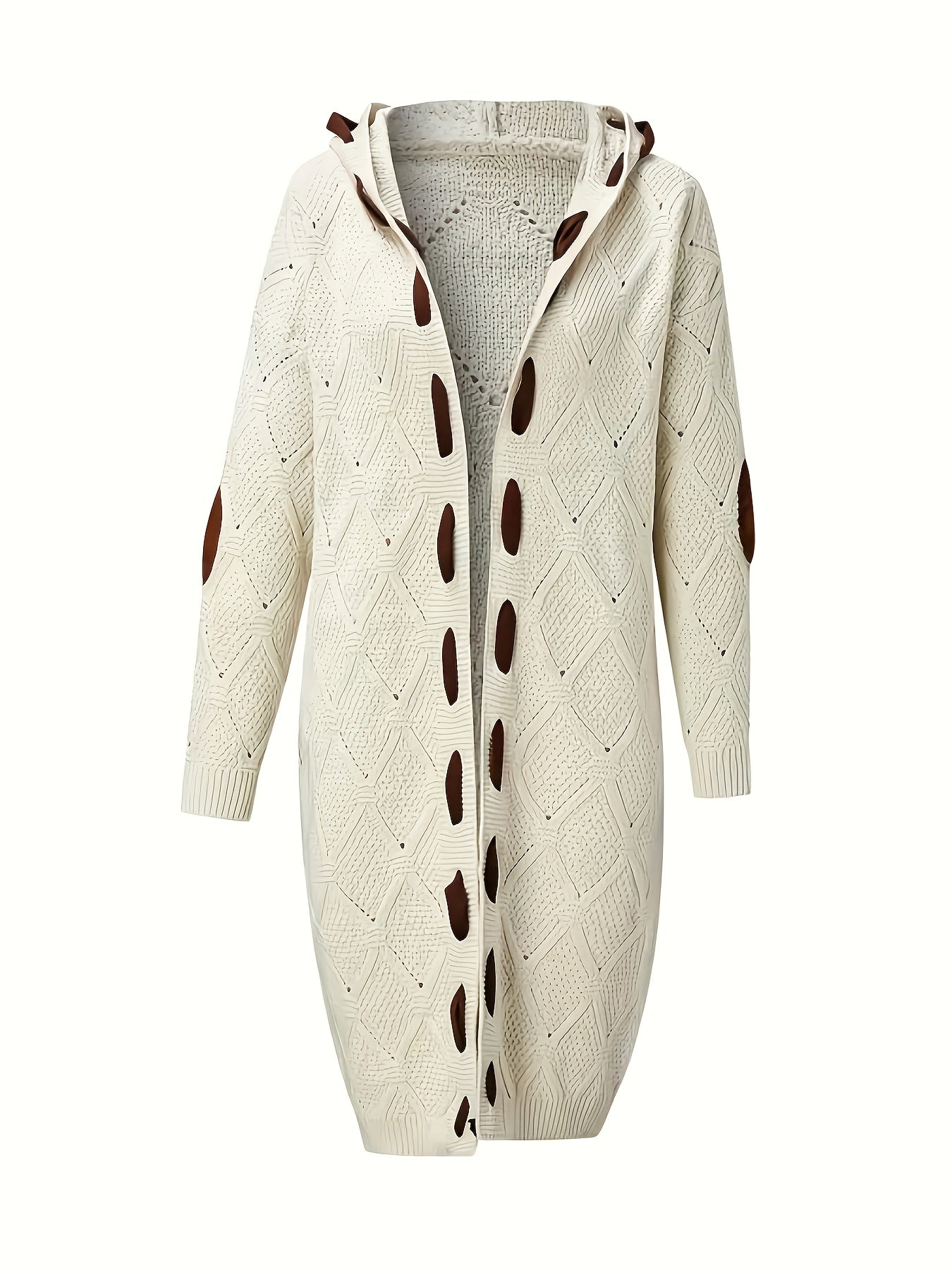 Retro Open Front Cardigan