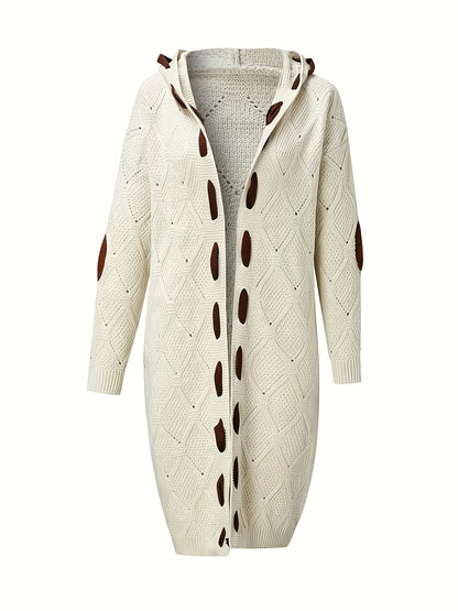 Retro Open Front Cardigan