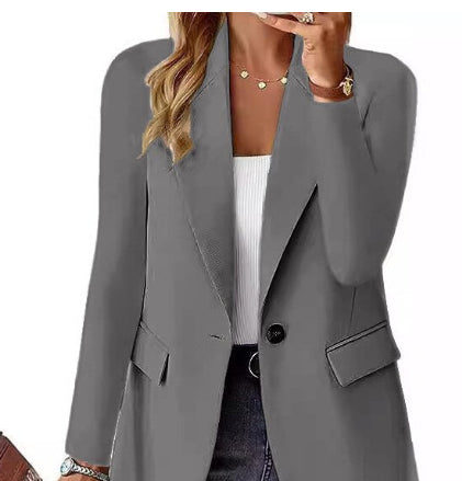 Ins Lapel Button Jacket Fashion Commuter Casual Suit