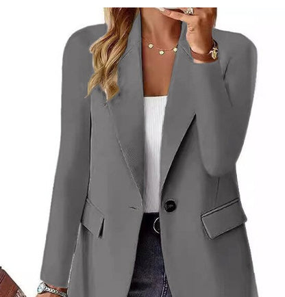 Ins Lapel Button Jacket Fashion Commuter Casual Suit