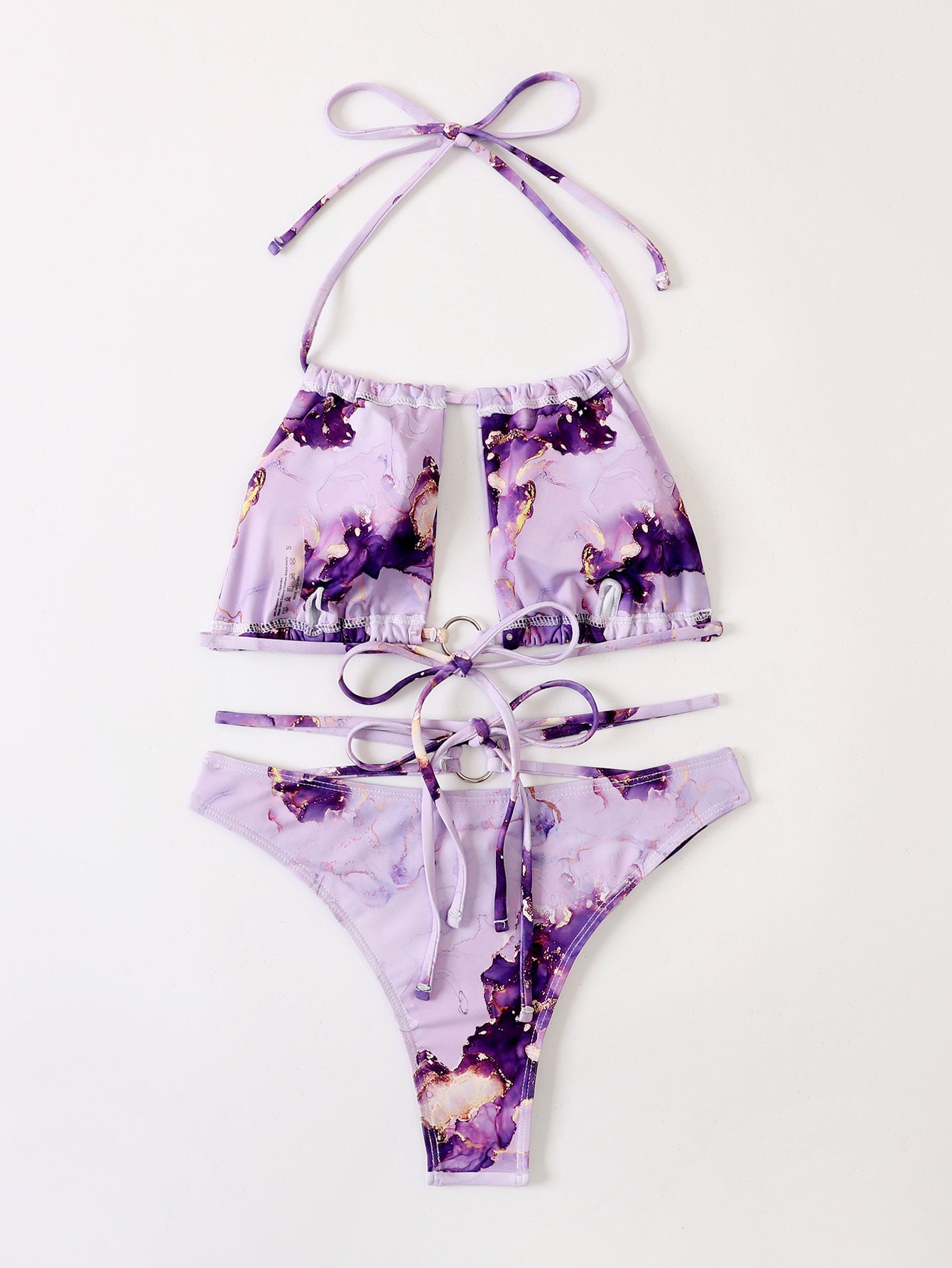 Tie Dye Ring Bikini Set