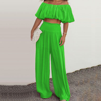 Off Shoulder Two Piece Set