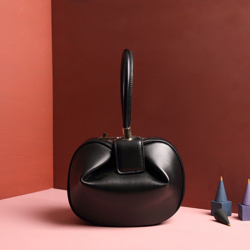 Leather Dumpling Handbag
