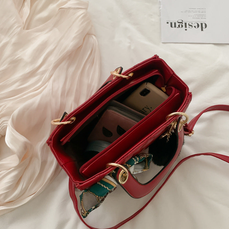All-Match Hair Ball Diana Bag