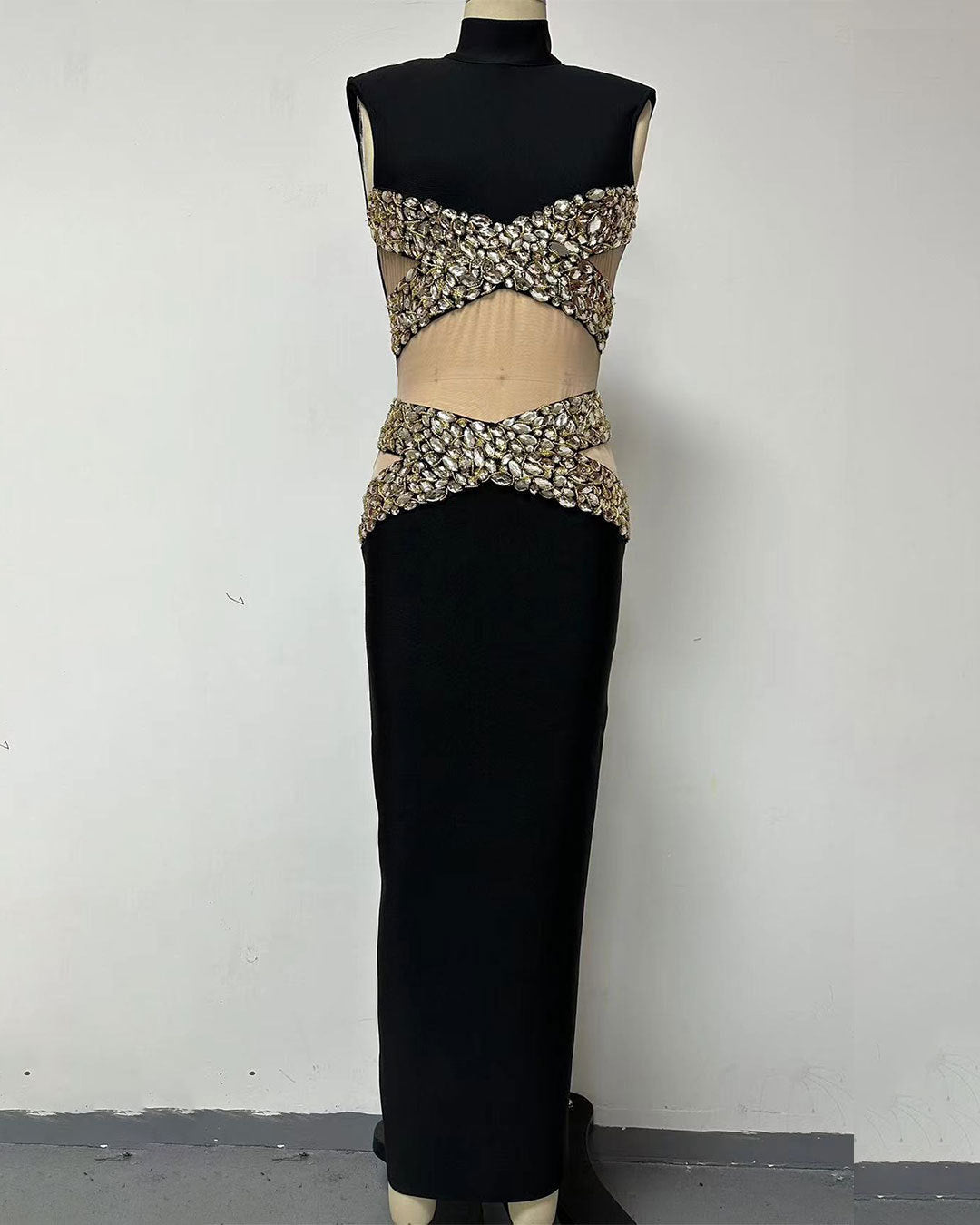 Retro Bandage One Piece Dress