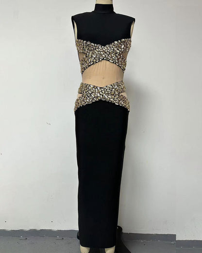 Retro Bandage One Piece Dress