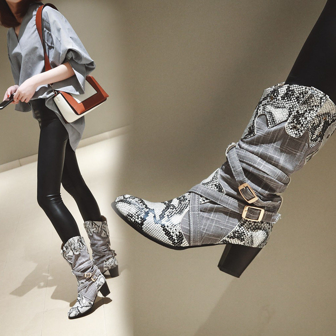 Long Boots Pointed Toe Women's Boots