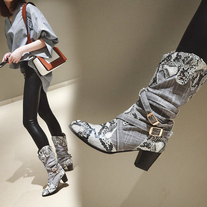 Long Boots Pointed Toe Women's Boots