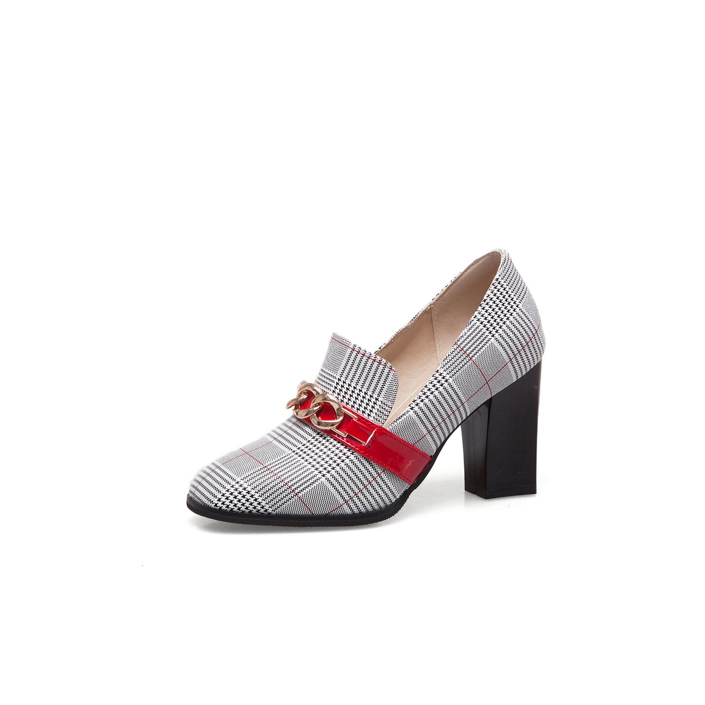 Metal Decorative Single Shoes Women
