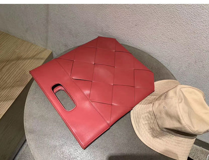 Embossed Woven Folding Clutch