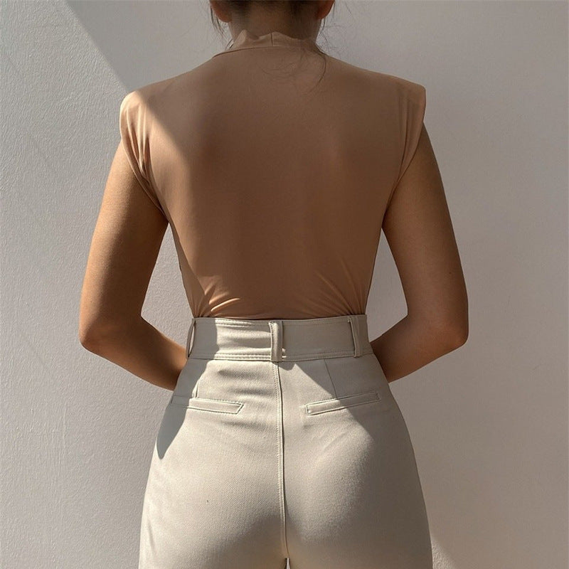 Elegant V-Neck Jumpsuit