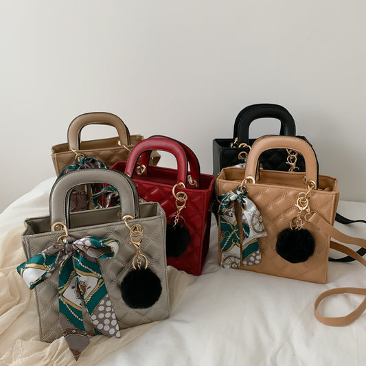 All-Match Hair Ball Diana Bag