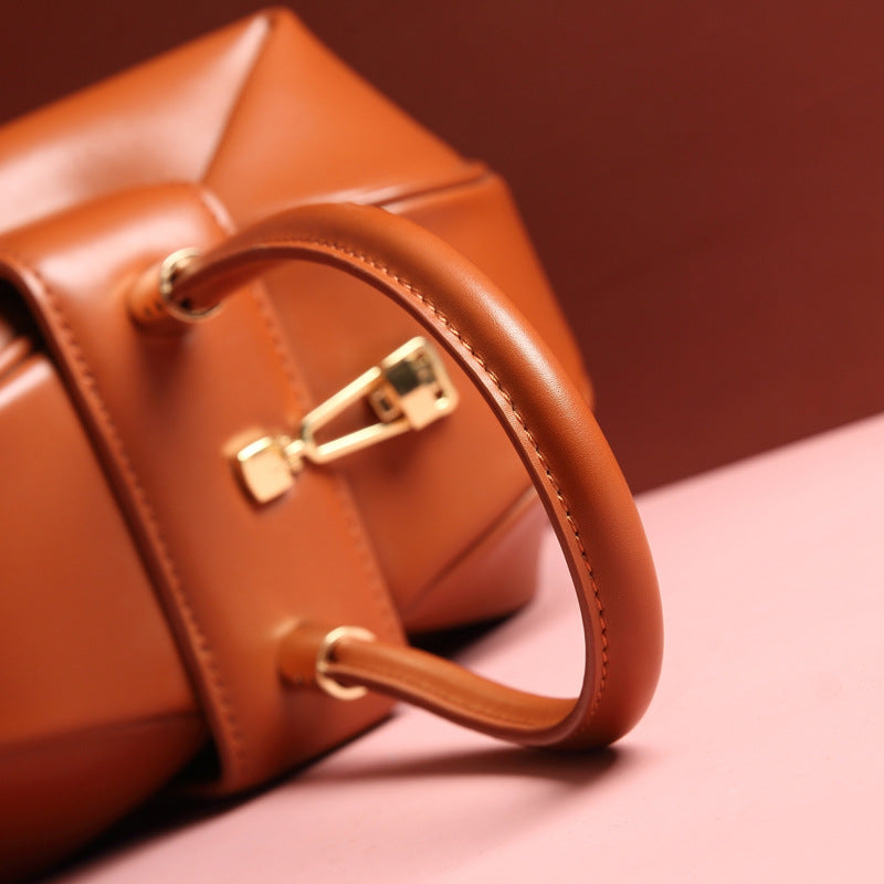 Leather Dumpling Handbag