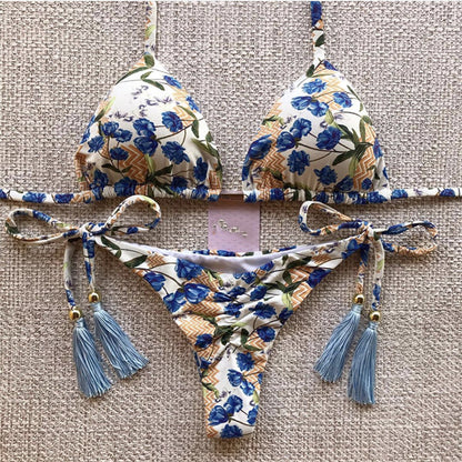 Ladies Printed Swimsuit