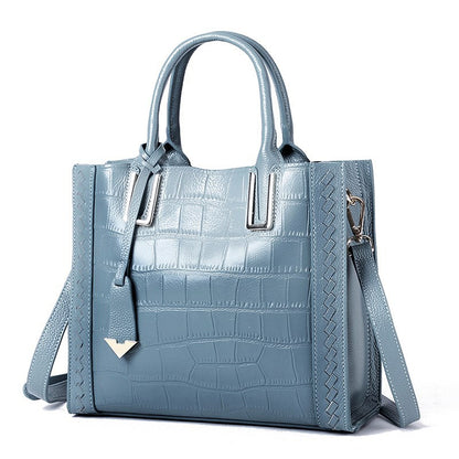 Woven Leather Handbag
