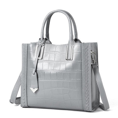Woven Leather Handbag