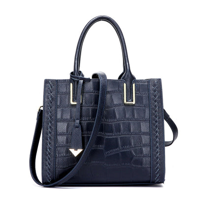 Woven Leather Handbag