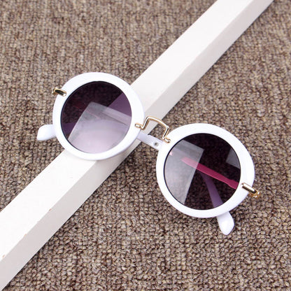 Retro Round Frog Sunglasses