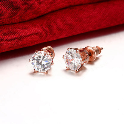 Korean Zircon Earrings