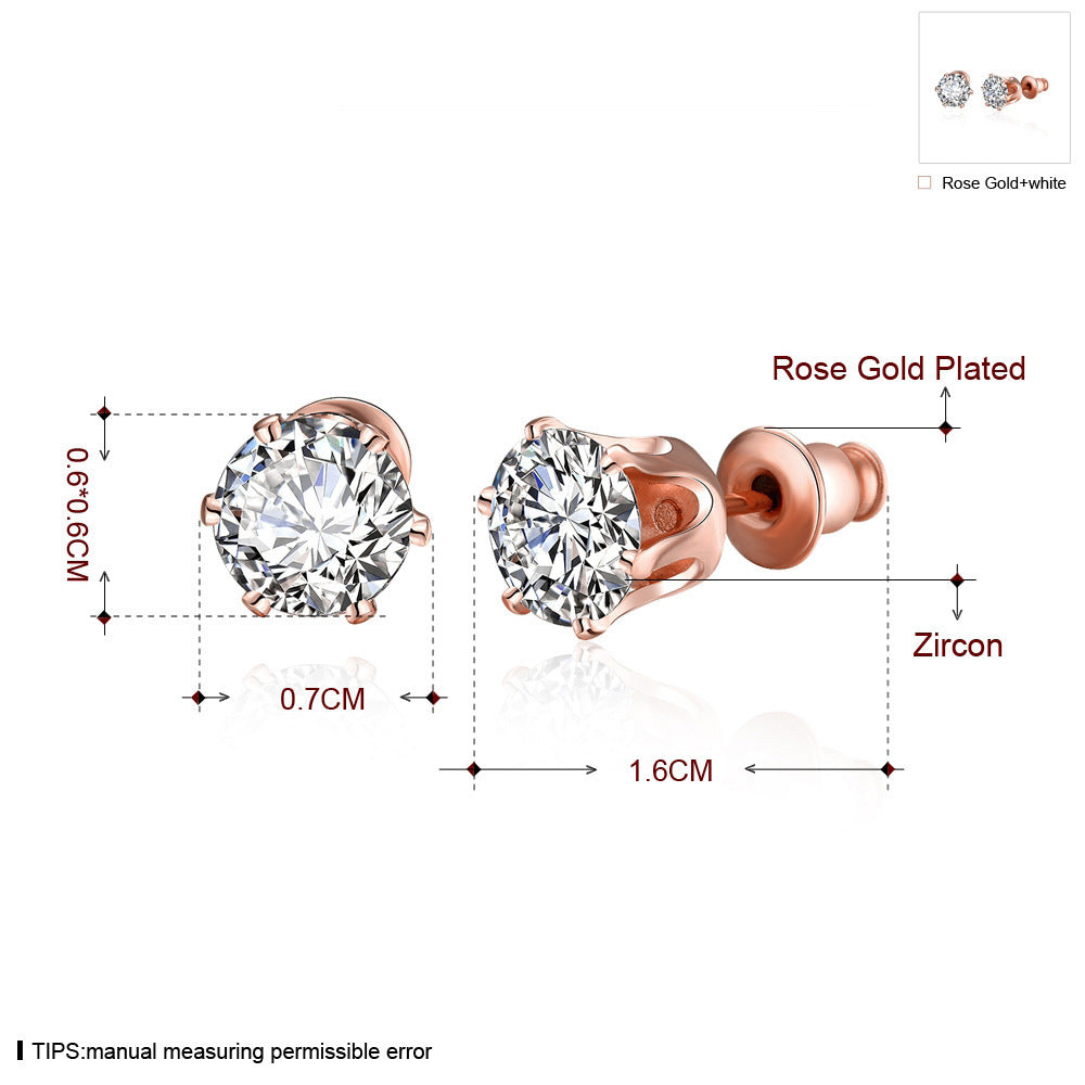 Korean Zircon Earrings