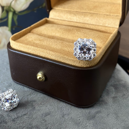 High Carbon Diamond Earrings