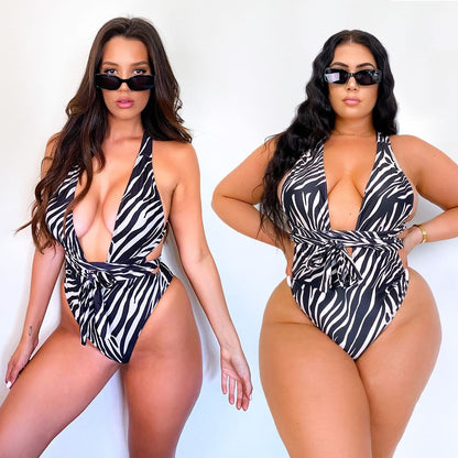 Plus Size One-Piece Swimsuit