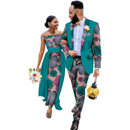 African Couple Wedding Set
