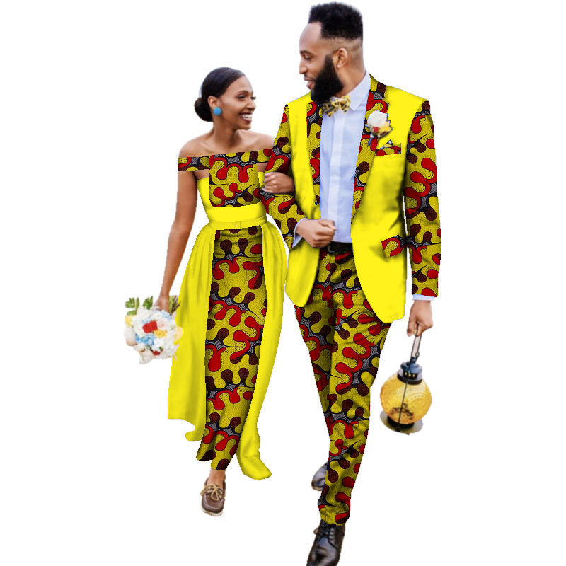 African Couple Wedding Set