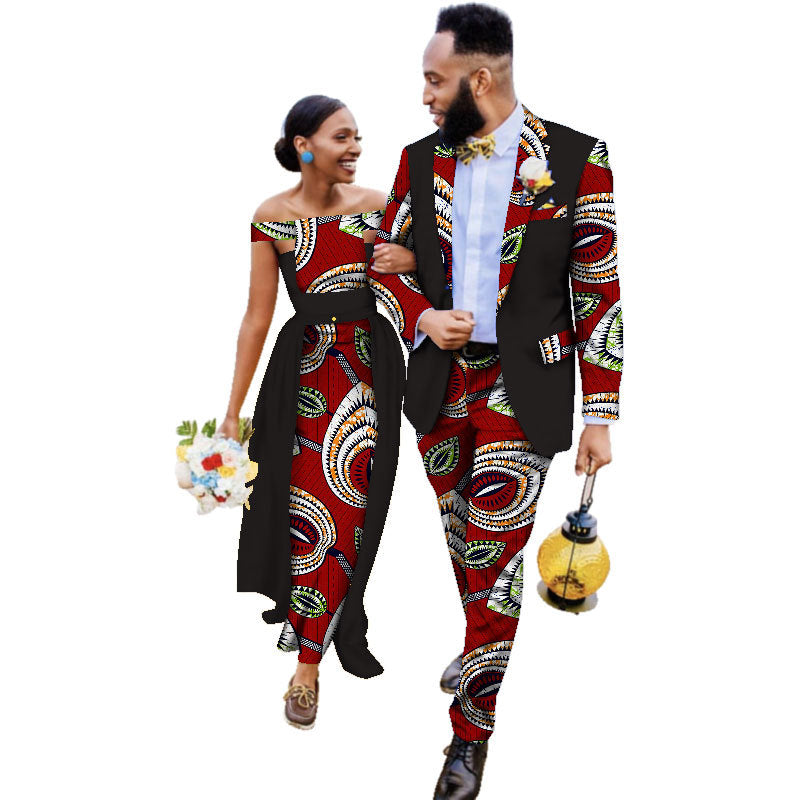 African Couple Wedding Set
