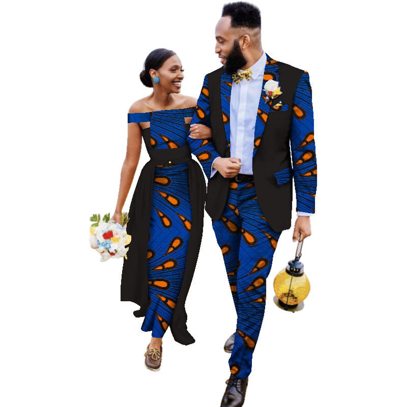 African Couple Wedding Set