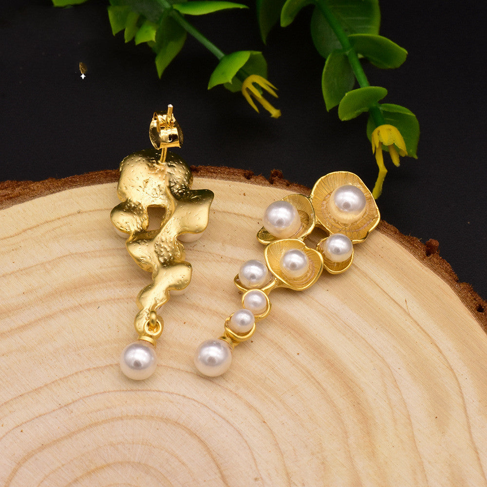 Natural Pearl Shell Earrings