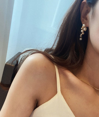 Natural Pearl Shell Earrings