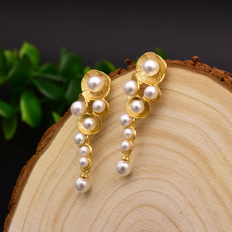 Natural Pearl Shell Earrings