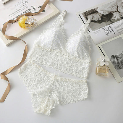 Women’s Lace Seamless Bra Set