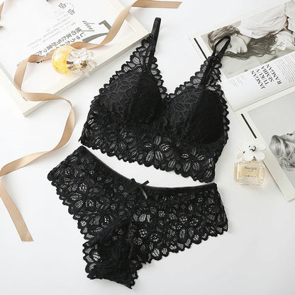Women’s Lace Seamless Bra Set