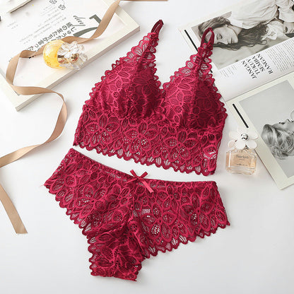 Women’s Lace Seamless Bra Set