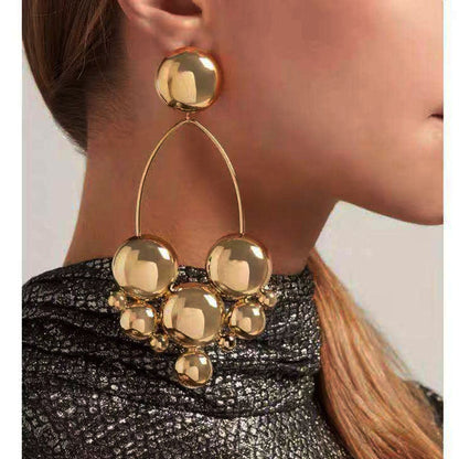 Versatile Fashion Exaggerated Long Earrings