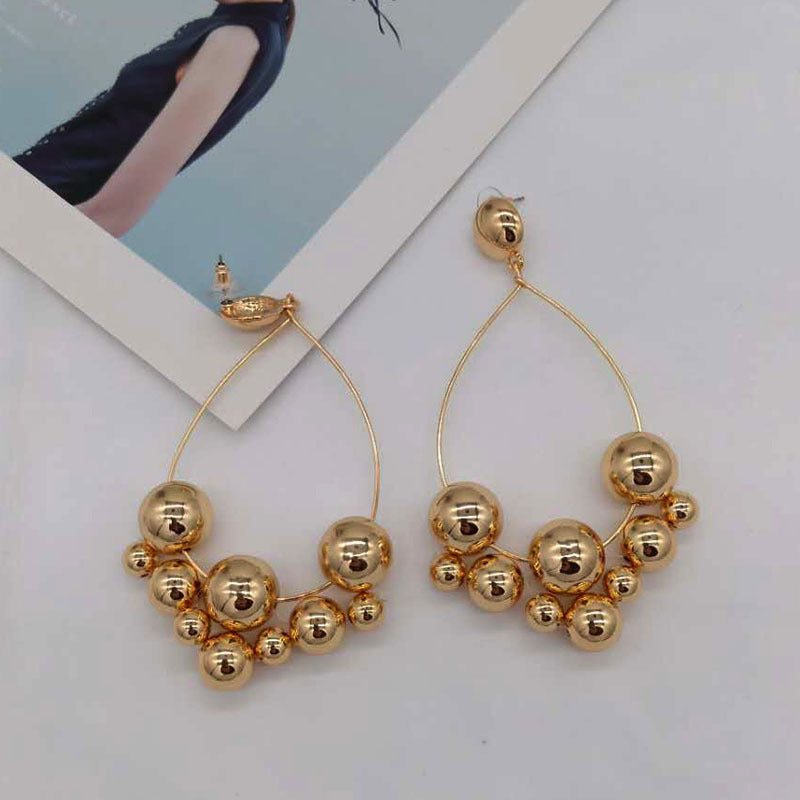 Versatile Fashion Exaggerated Long Earrings