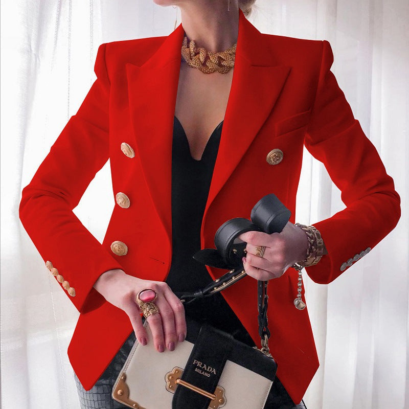 Casual Solid Color Short Jacket
