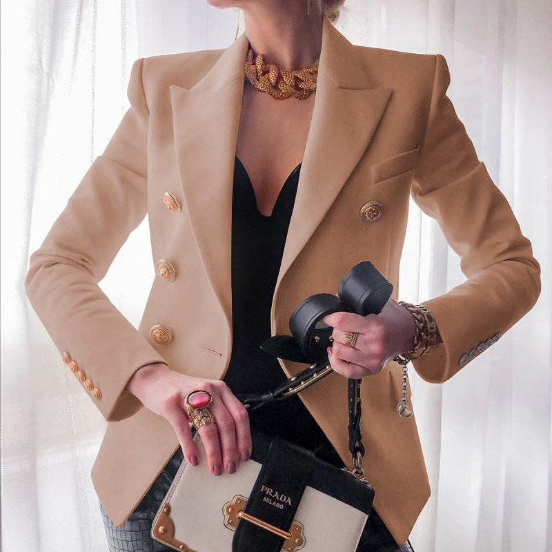 Casual Solid Color Short Jacket