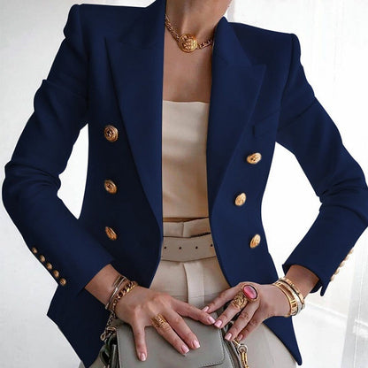 Casual Solid Color Short Jacket